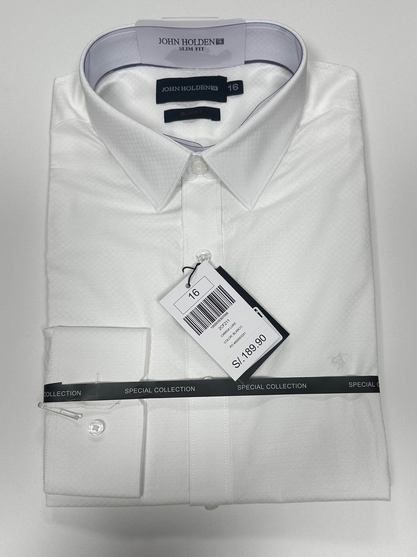 CAMISA JOHN HOLDEN LABRADA BLANCO 2CF211