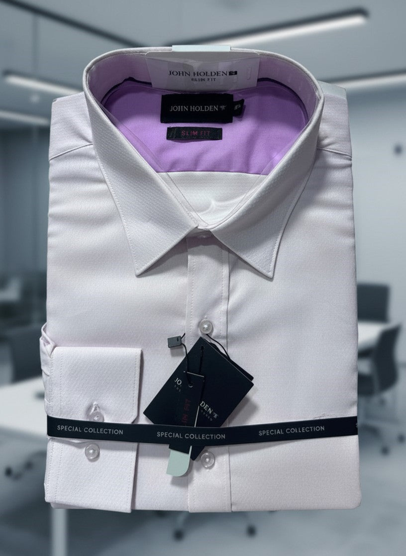 CAMISA JOHN HOLDEN 2CF321 ROSADO SLIM FIT