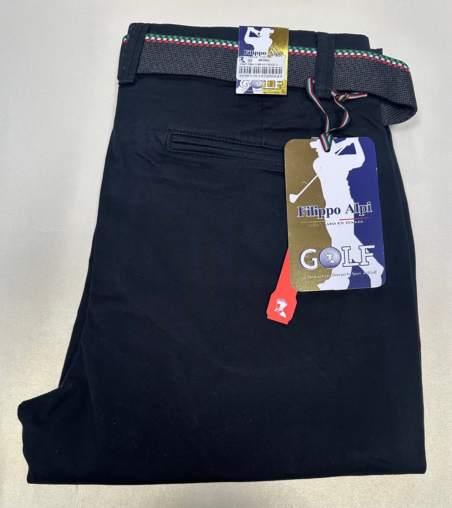 PANTALON DRILL FILIPPO ALPI COMFORT BOCELLI (SEMIPITILLO STRETCH) -Tallas Extras