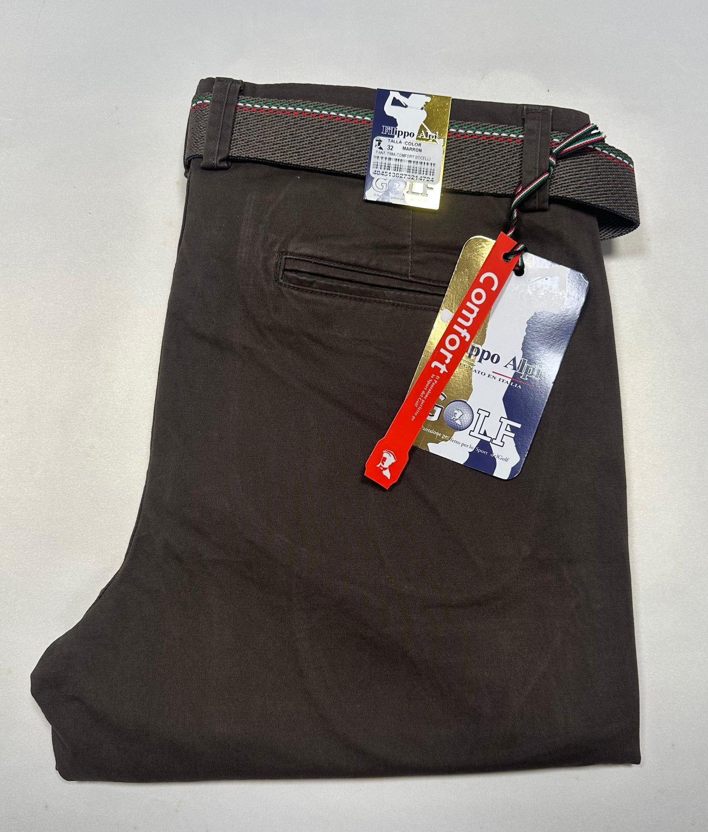 PANTALON DRILL FILIPPO ALPI COMFORT BOCELLI (SEMIPITILLO STRETCH) -Tallas Extras