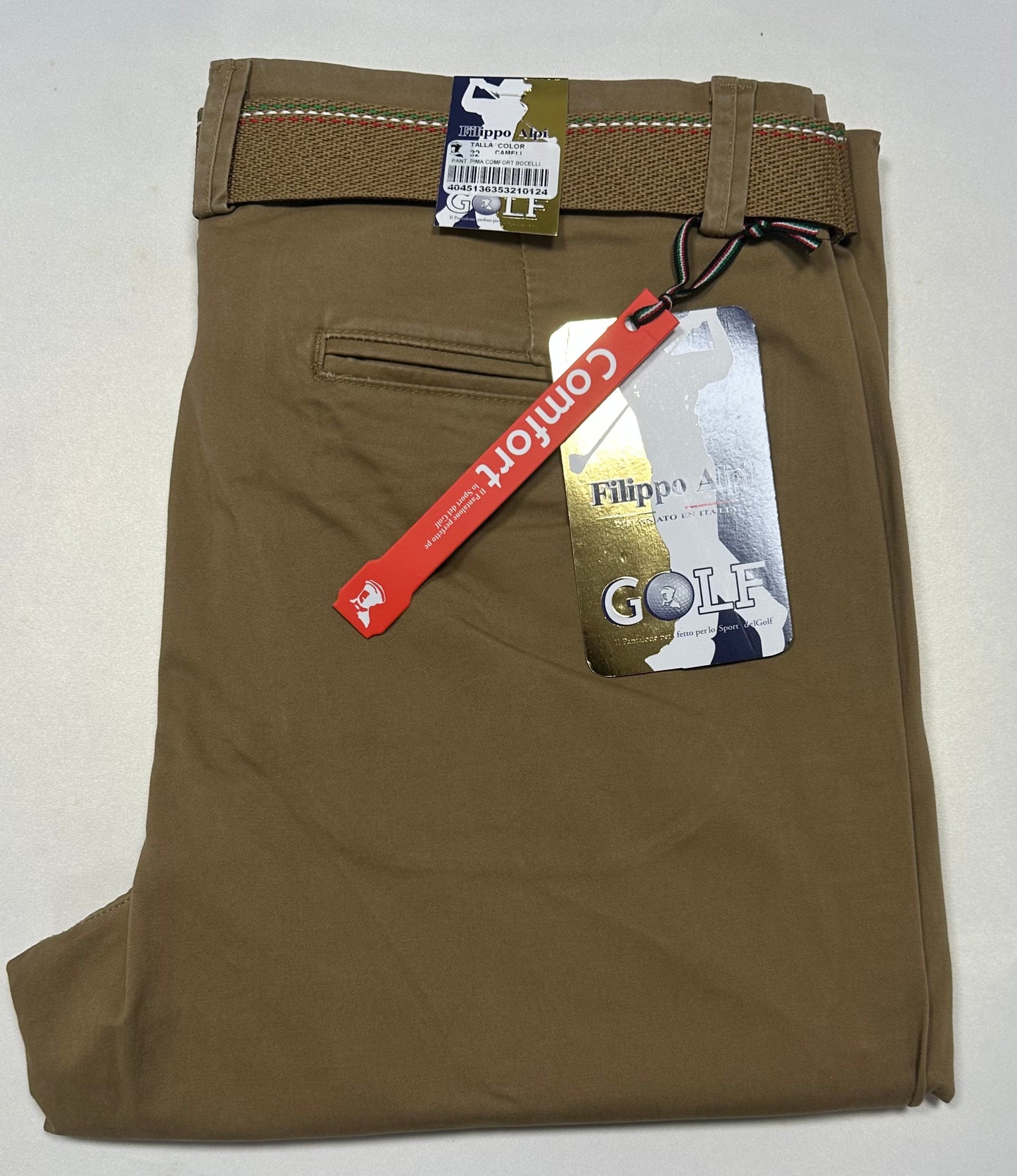 PANTALON DRILL FILIPPO ALPI COMFORT BOCELLI (SEMIPITILLO STRETCH) -Tallas Extras
