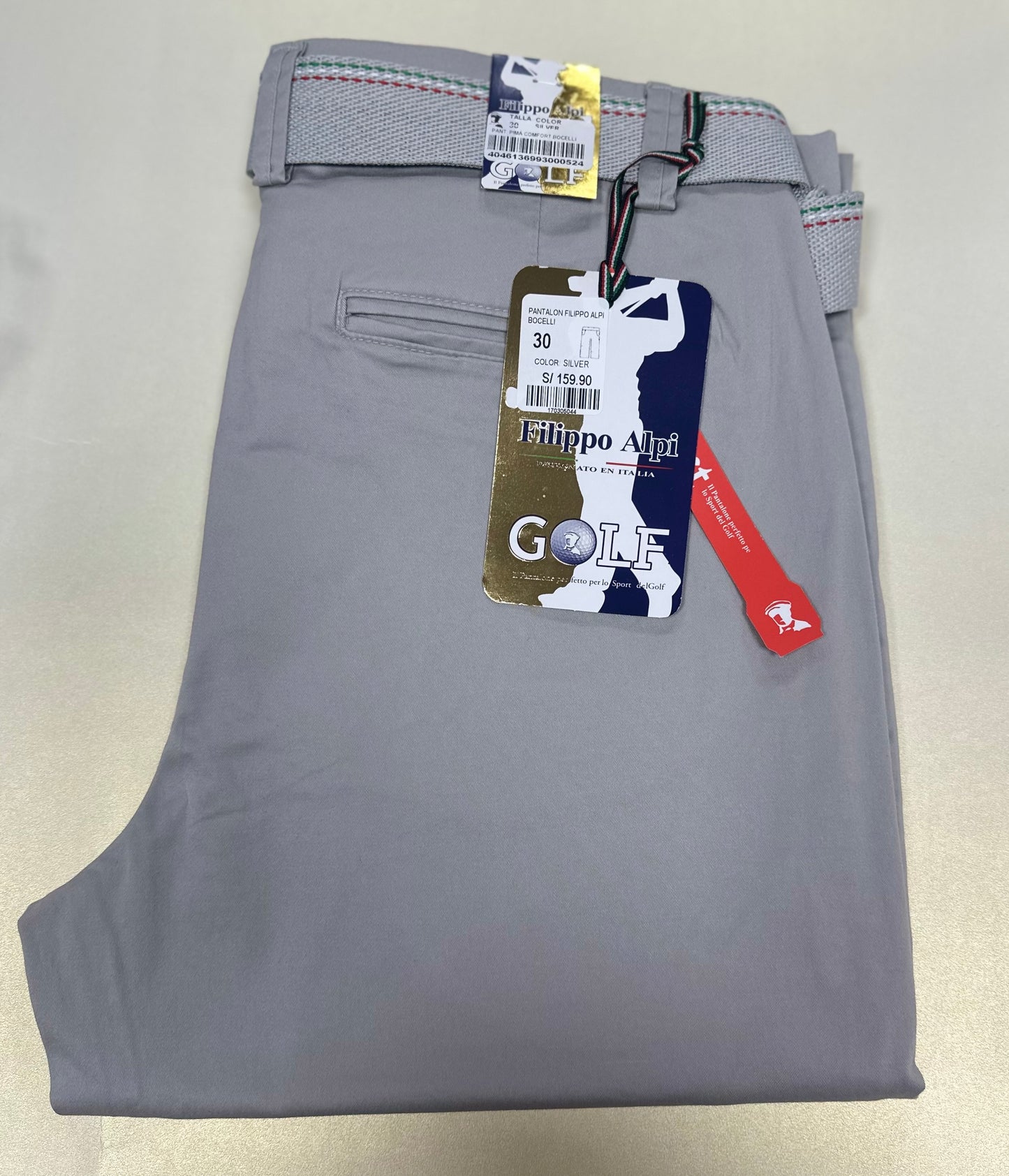 PANTALON DRILL FILIPPO ALPI COMFORT BOCELLI (SEMIPITILLO STRETCH) -Tallas Extras
