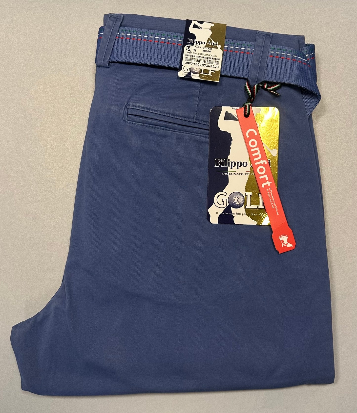 PANTALON DRILL FILIPPO ALPI COMFORT BOCELLI (SEMIPITILLO STRETCH) -Tallas Extras