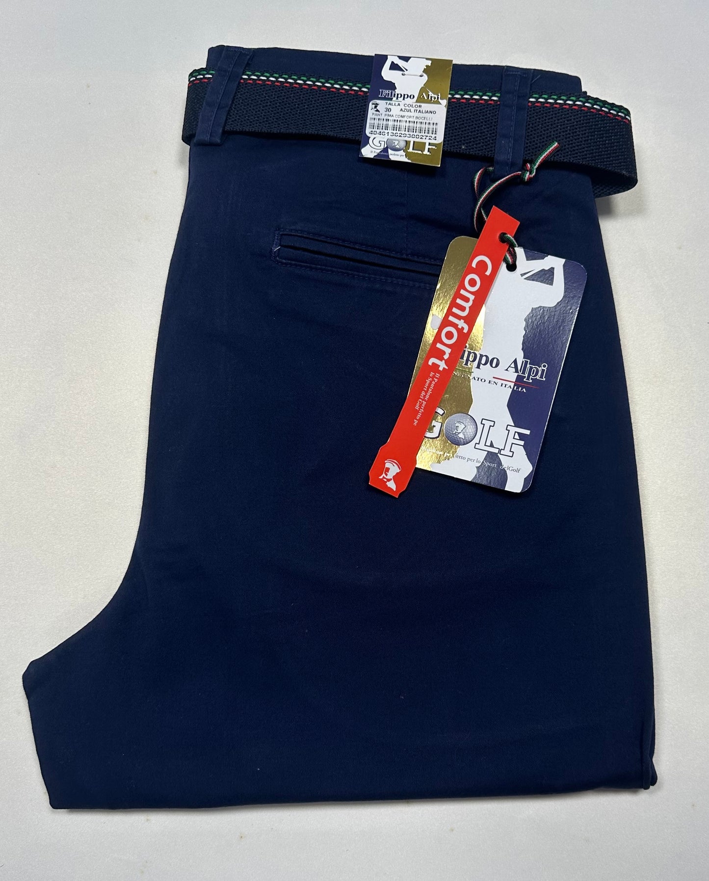 PANTALON DRILL FILIPPO ALPI COMFORT BOCELLI (SEMIPITILLO STRETCH) -Tallas Extras
