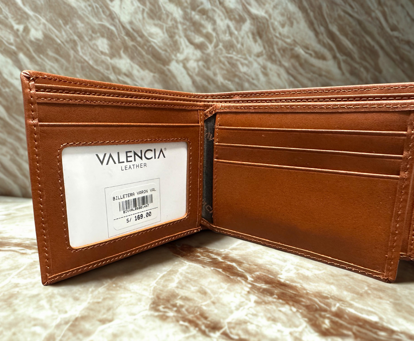 BILLETERA CUERO VALENCIA MOD01