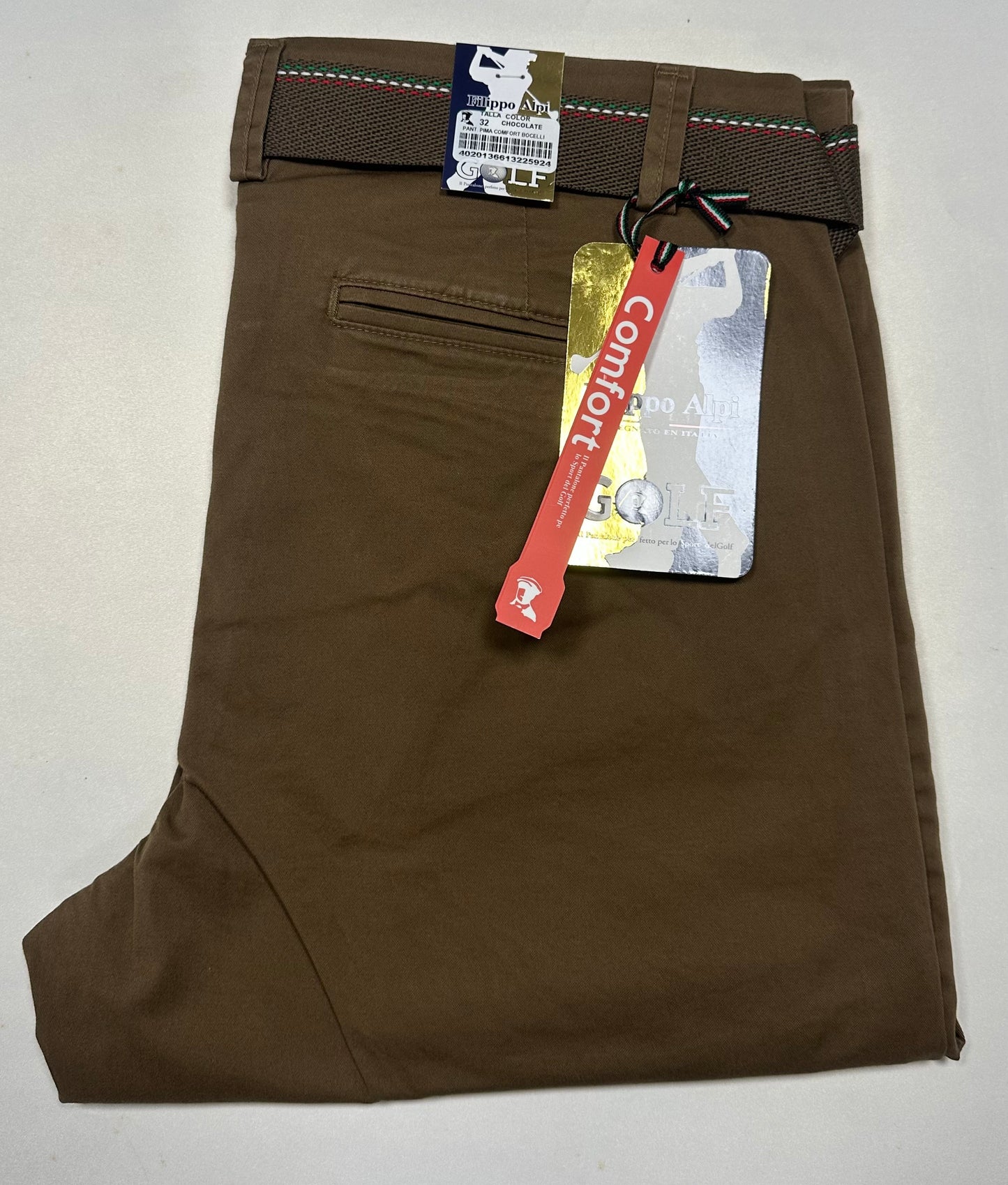 PANTALON DRILL FILIPPO ALPI COMFORT BOCELLI (SEMIPITILLO STRETCH) -Tallas Extras