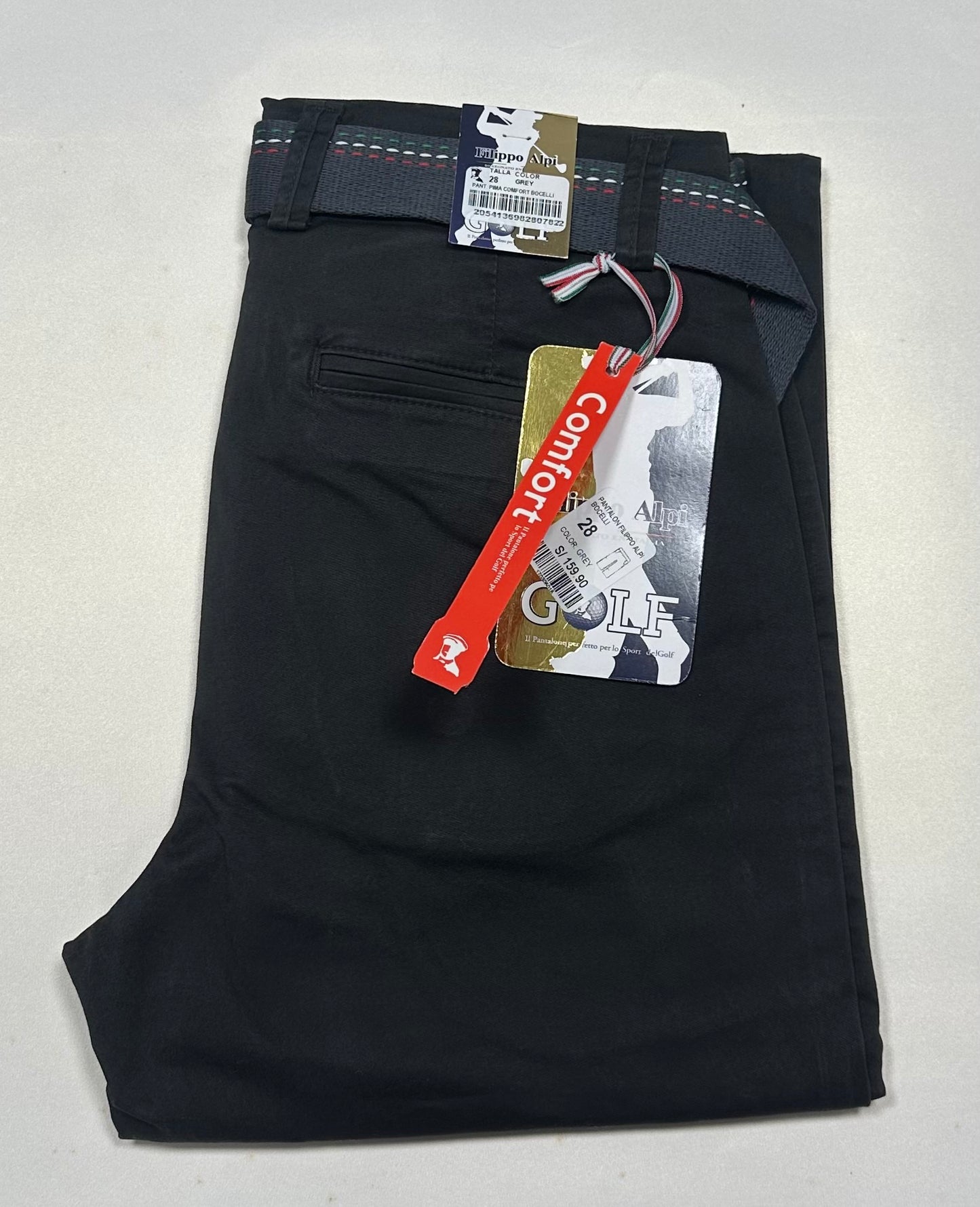 PANTALON DRILL FILIPPO ALPI COMFORT BOCELLI (SEMIPITILLO STRETCH) -Tallas Extras