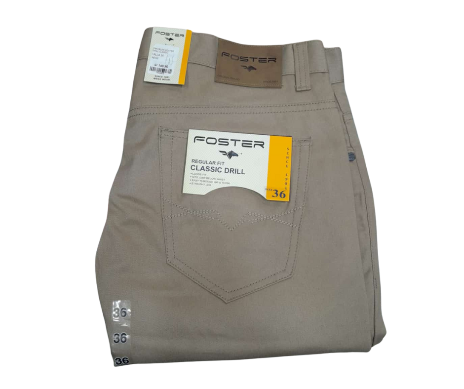 PANTALON FOSTER DRILL CLASICO