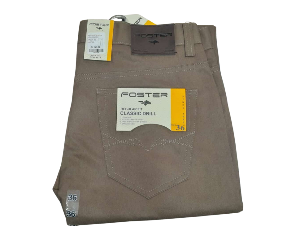 PANTALON FOSTER DRILL CLASICO