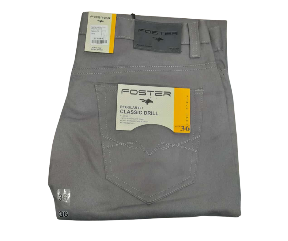 PANTALON FOSTER DRILL CLASICO