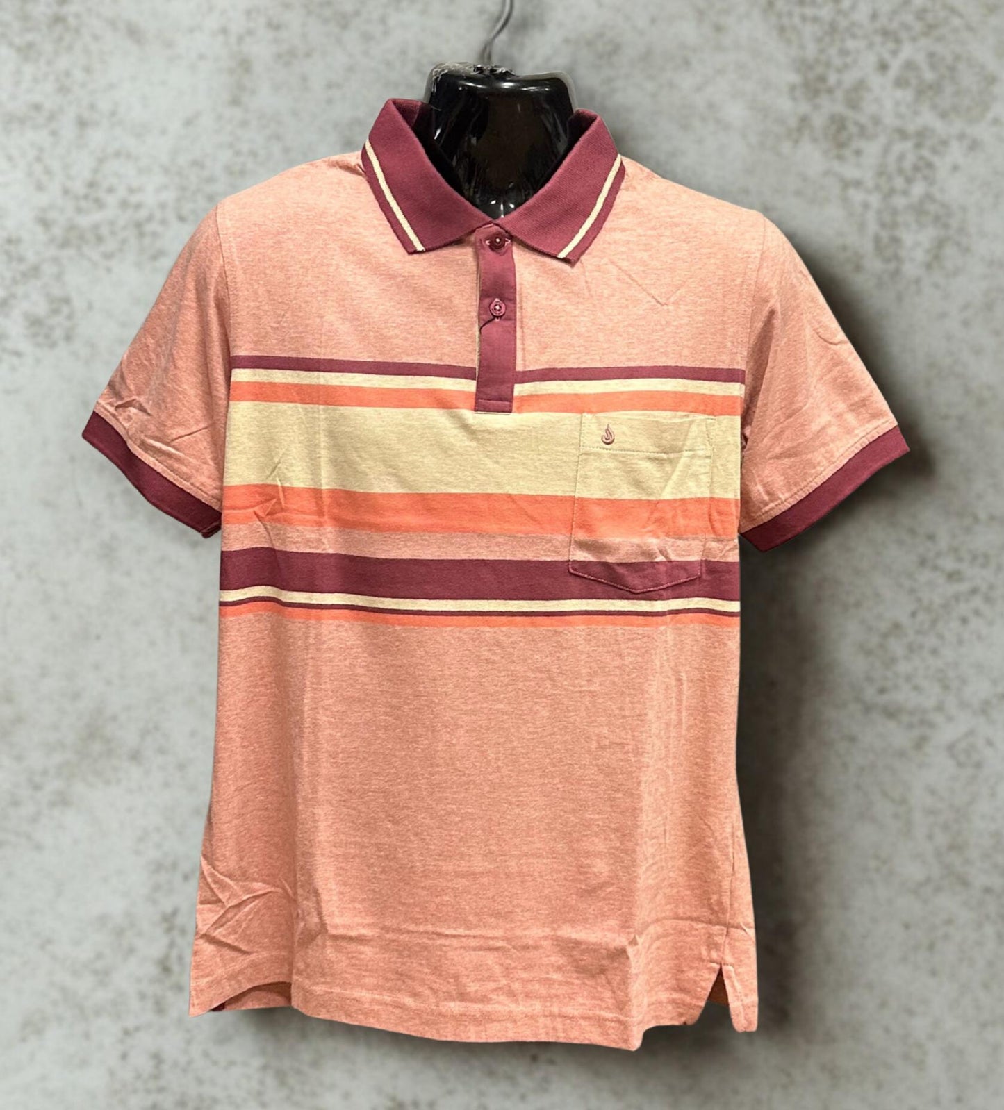 POLO JOHN HOLDEN NEJ692 CORAL - TALLA S