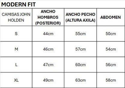 CAMISA JOHN HOLDEN M/LARGA SIMON 9CY280 MODERN FIT