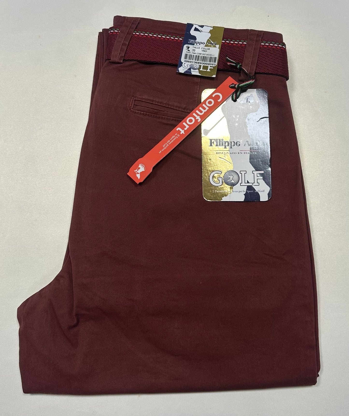 PANTALON DRILL FILIPPO ALPI COMFORT BOCELLI (SEMIPITILLO STRETCH)