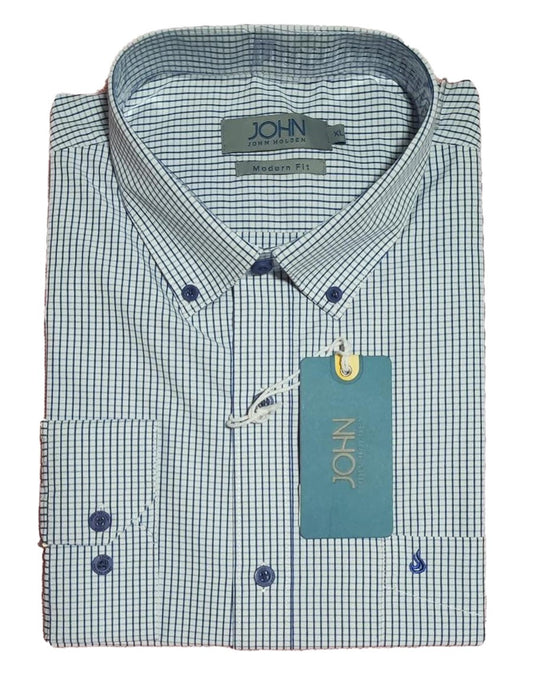 CAMISA JOHN HOLDEN CASUAL 9CML15 AZULINO