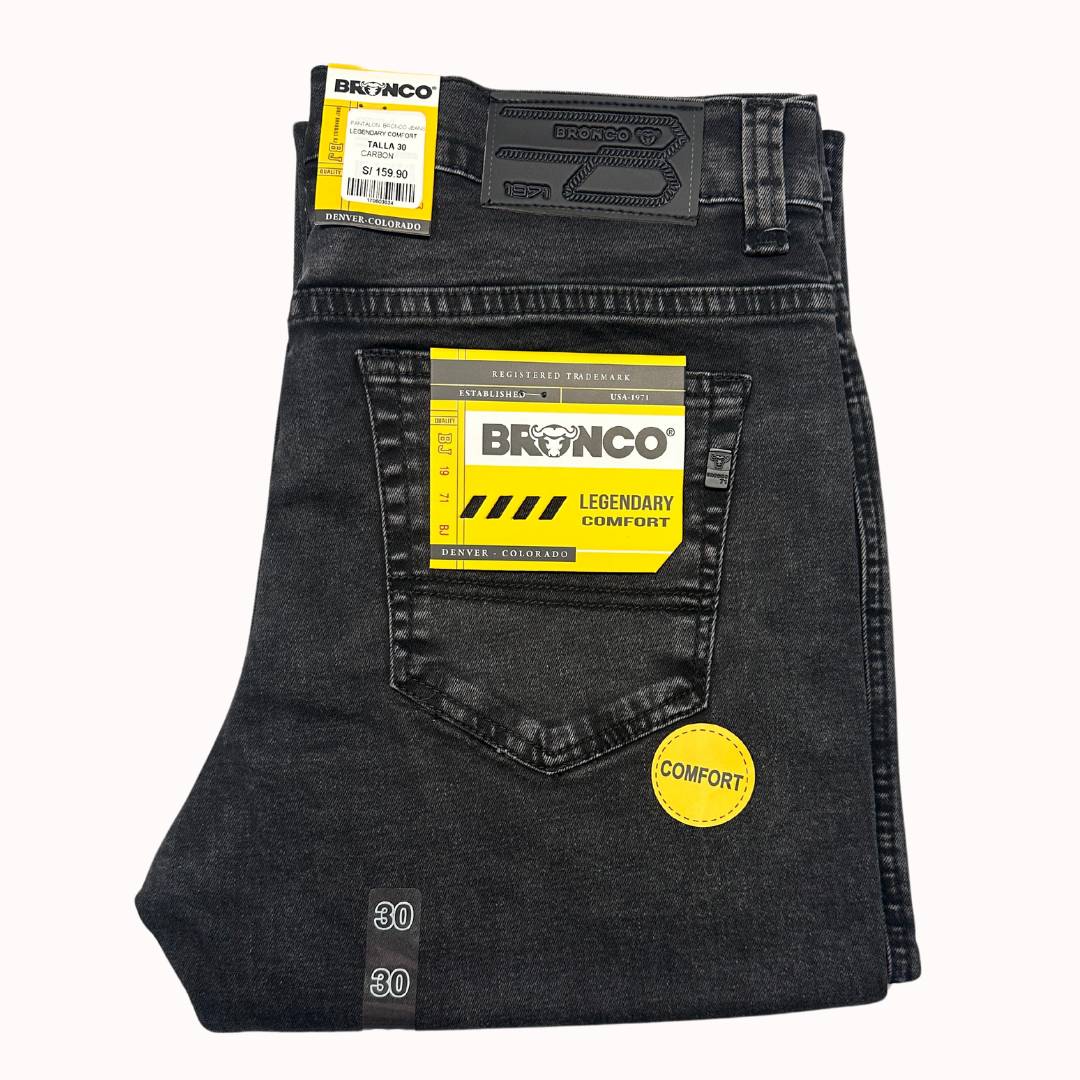 PANTALON JEAN BRONCO LEGENDARY COMFORT - STRETCH SEMIPITILLO