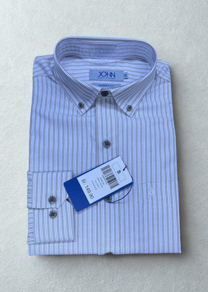 CAMISA JOHN HOLDEN CASUAL MODERN FIT M/LARGA 9CML183 KHAKI