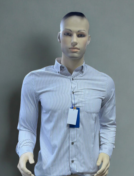 CAMISA JOHN HOLDEN CASUAL MODERN FIT M/LARGA 9CML183 KHAKI