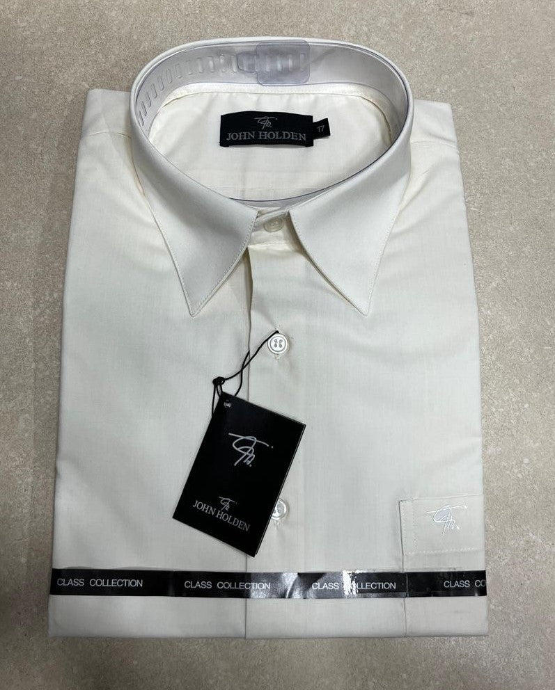 CAMISA JOHN HOLDEN M/LARGA COLOR ENTERO CORTE CLASICO