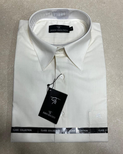 CAMISA JOHN HOLDEN M/LARGA COLOR ENTERO CORTE CLASICO