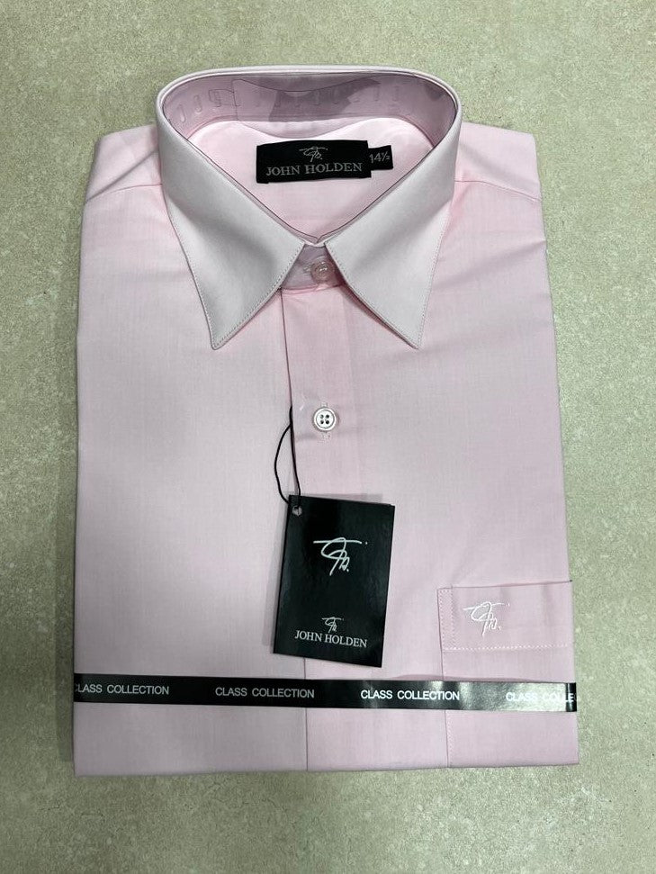 CAMISA JOHN HOLDEN M/LARGA COLOR ENTERO CORTE CLASICO