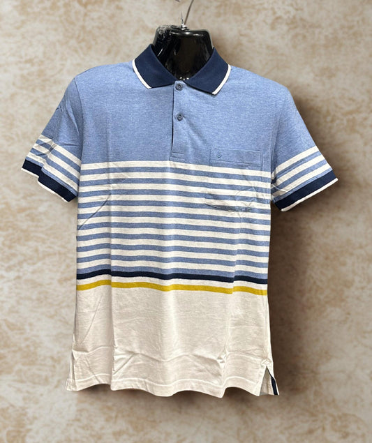 POLO JOHN  HOLDEN NEJ736 AZUL MELANGE