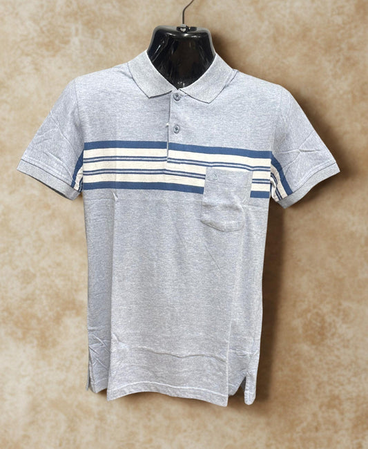 POLO JOHN HOLDEN NEJ773 CELESTE OSCURO MELANGE