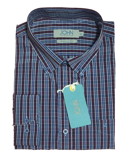 CAMISA JOHN HOLDEN CASUAL 9CML19 ROJO