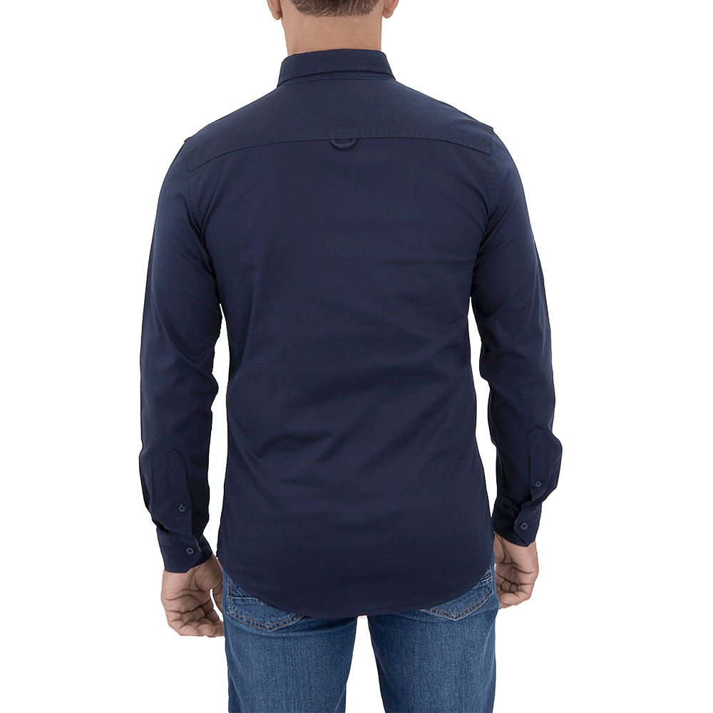 CAMISA CASUAL JOHN HOLDEN M/LARGA SLIM FIT (CON EXPANDEX )