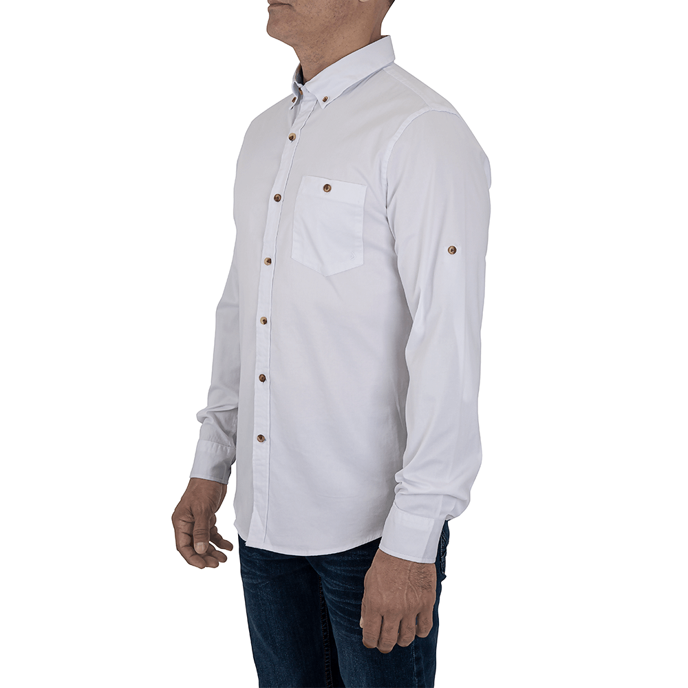 CAMISA CASUAL JOHN HOLDEN M/LARGA SLIM FIT (CON EXPANDEX )