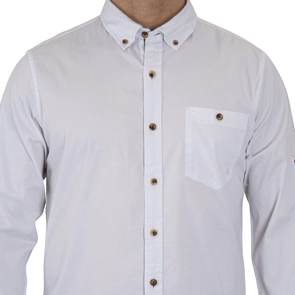 CAMISA CASUAL JOHN HOLDEN M/LARGA SLIM FIT (CON EXPANDEX )